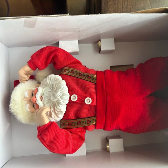 Jingle Bell Rock Santa Animated Dancing Singing Santa Claus tested - Picture 6 of 6